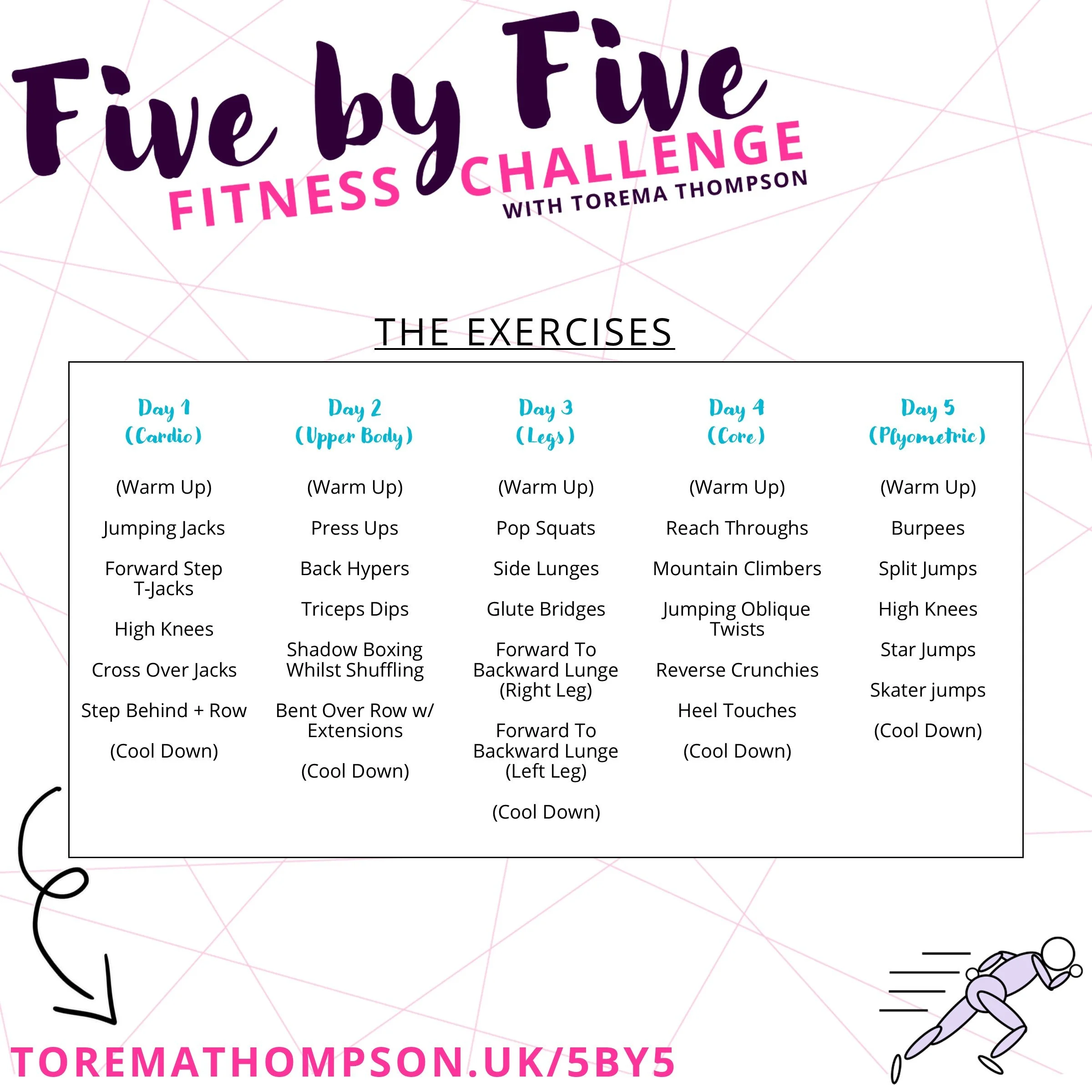 5 minute fitness challenge hotsell